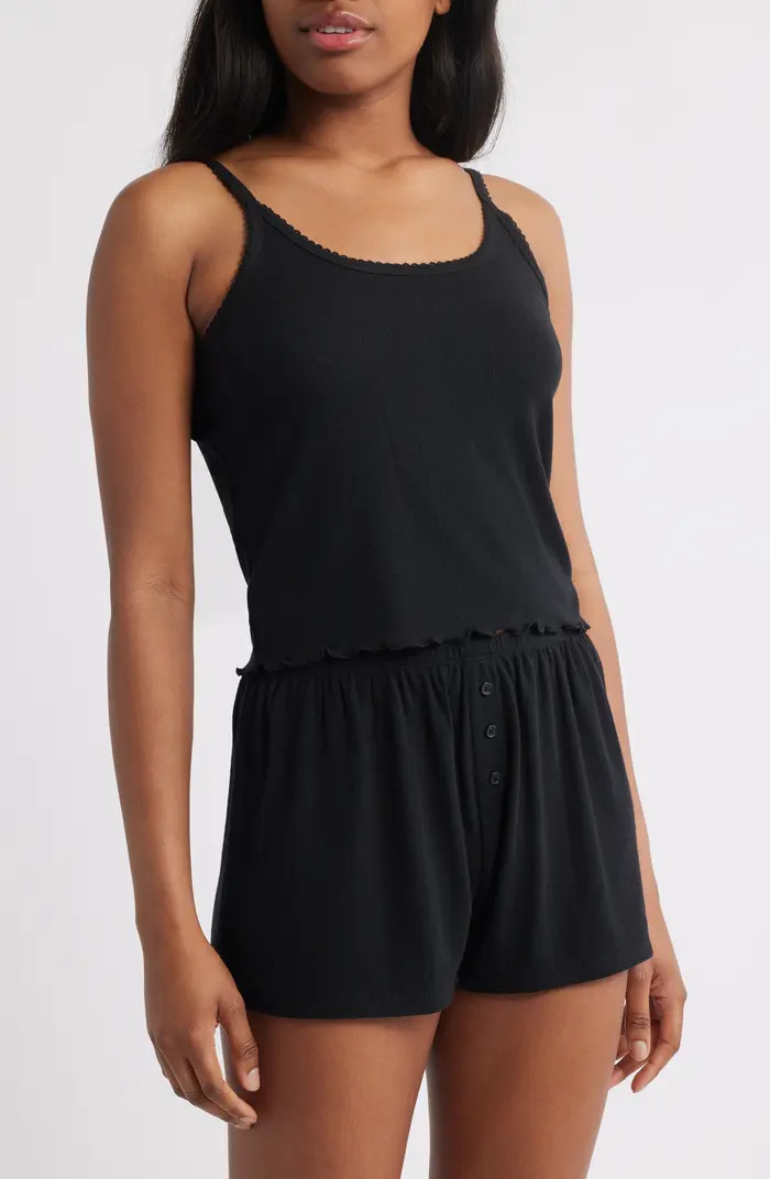Open Edit Pointelle Knit Short Pajamas | Nordstrom | Nordstrom