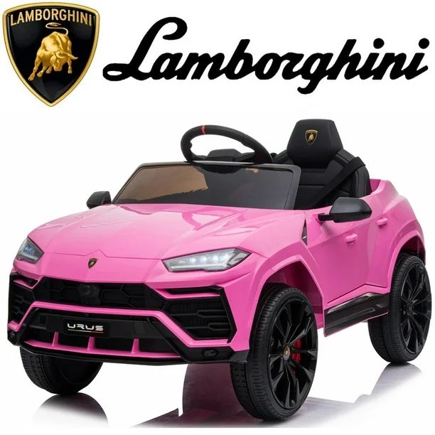 Lamborghini 12 V Powered Ride on Cars with Remote Control, 3 Speeds, LED Lights, MP3 Player, Batt... | Walmart (US)