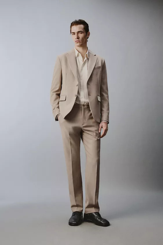 SLIM FIT SUIT PANTS | Zara US