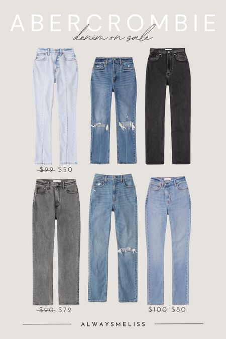 Abercrombie denim on sale today!! Abercrombie jeans, Abercrombie sale, denim sale, spring denim 

#LTKsalealert #LTKunder100 #LTKSeasonal