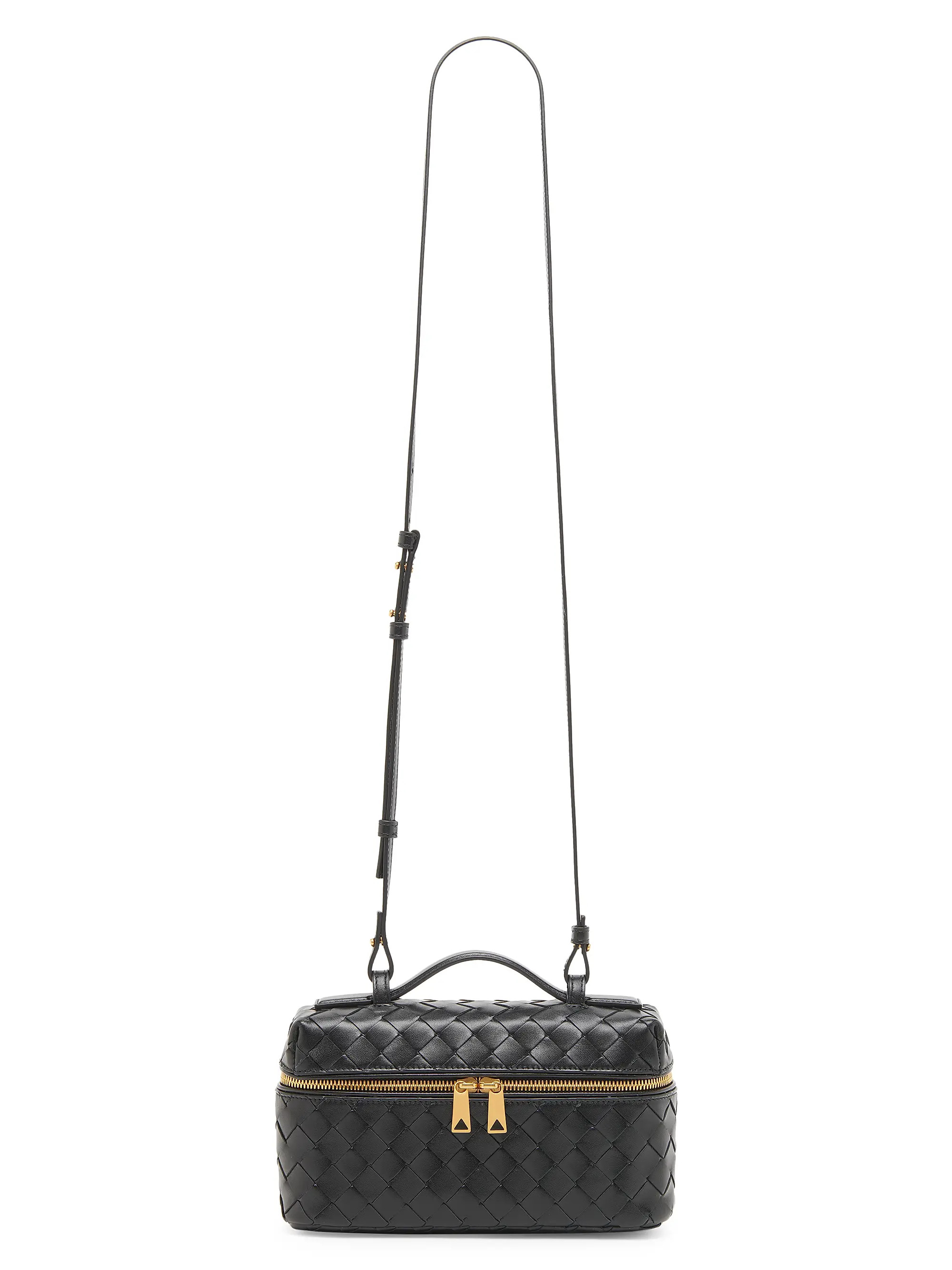 Vanity Case Intrecciato Leather Crossbody Bag | Saks Fifth Avenue