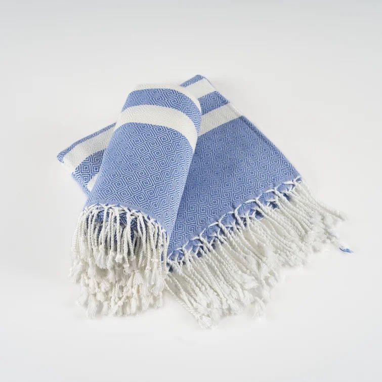 Edinburgh 2 Piece Turkish Cotton Beach Towel Set (Set of 2) | Wayfair North America