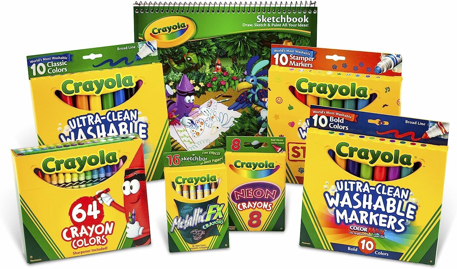 Crayola Drawing and Coloring Kit for Kids, Art Set, Gift, Ages 5, 6, 7, 8, 9 | Amazon (US)