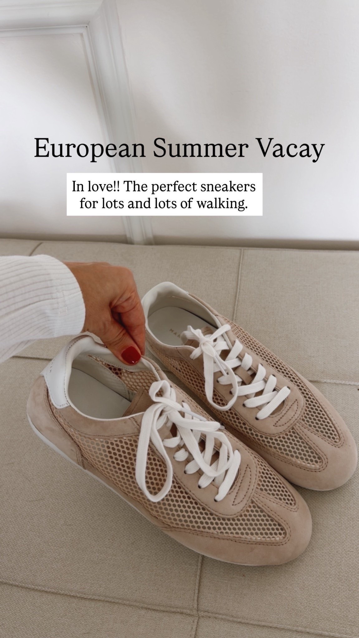 I found the perfect sneakers for comfort and style 
Perfect for lots of walking 
I will be taking them to my European summer vacation this summer 
South of France 🇫🇷 order a half a size up they run a little small 



#LTKU #LTKootd #LTKOver40