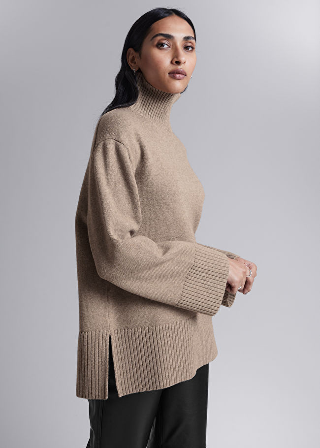 Oversized Turtleneck Merino Jumper | & Other Stories (EU + UK)