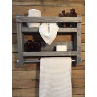Towel rack, Bath towel rack, Rustic towel rack, bathroom towel rack, Farmhouse towel rack, Industrial towel rack, wood towel rack | Etsy (US)