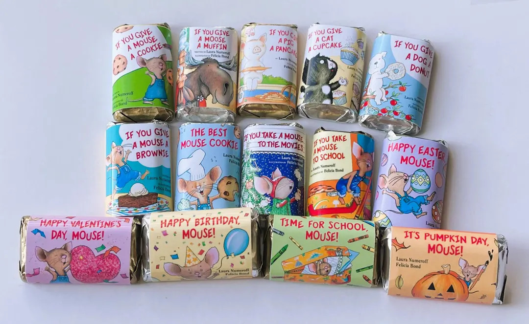 Children's Books Mini Candy Bar Wrappers for Showers Party Events Favors Gifts -Set of 50 *Chocol... | Etsy (Global)