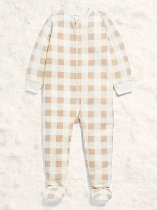 2-Way-Zip Microfleece Pajama One-Piece for Toddler & Baby | Old Navy (US)