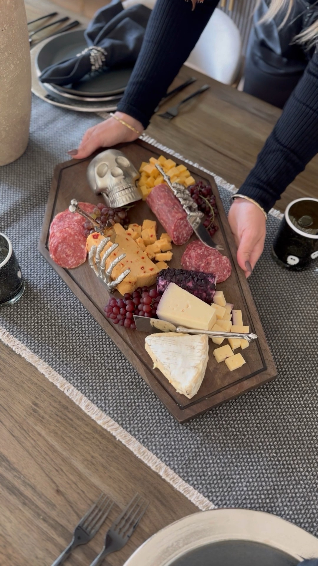 The Halloween entertaining must have to snag now in time for Halloween! This skeleton cheese board is so fun!

#LTKFindsUnder100 #LTKParties #LTKHalloween