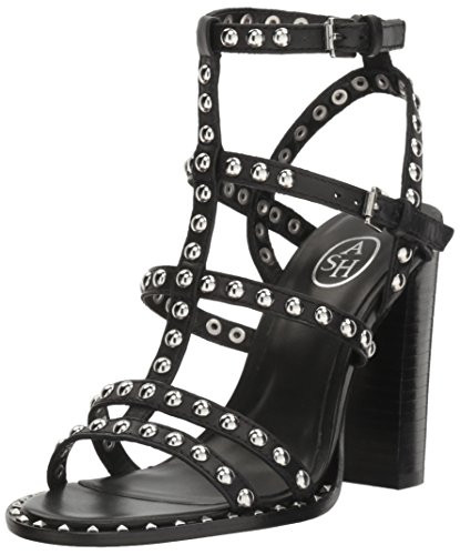 Ash Women's Amazing Dress Sandal, Black, 37 EU/7 M US | Amazon (US)
