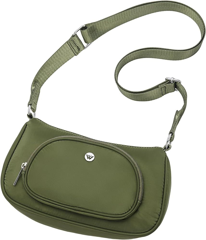 WESTBRONCO Small Crossbody Bags for Women Nylon with Adjustable Strap, Mini Crossbody Purse, Shou... | Amazon (US)
