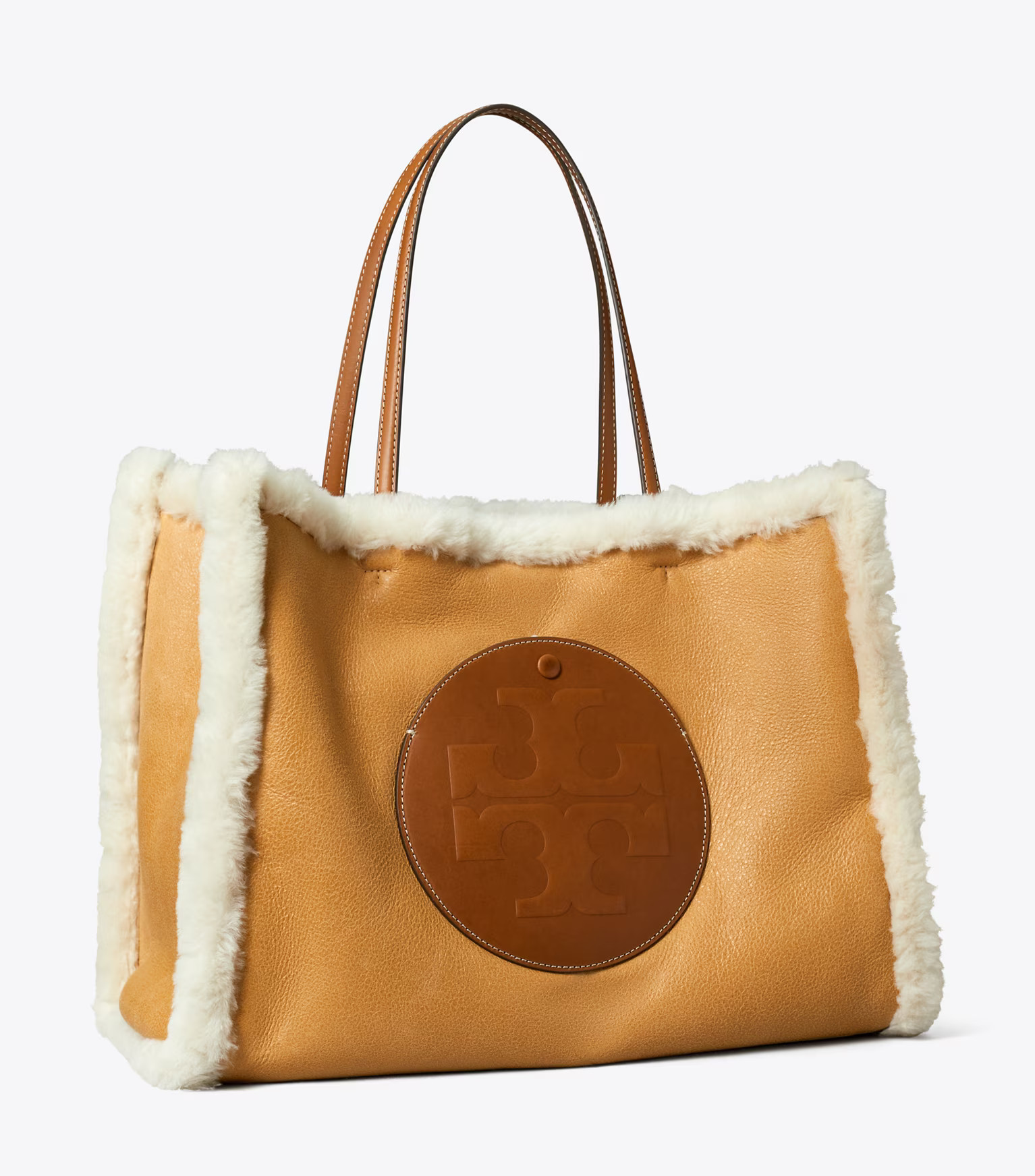 Ella Shearling Tote: Women's Designer Tote Bags | Tory Burch | Tory Burch (US)