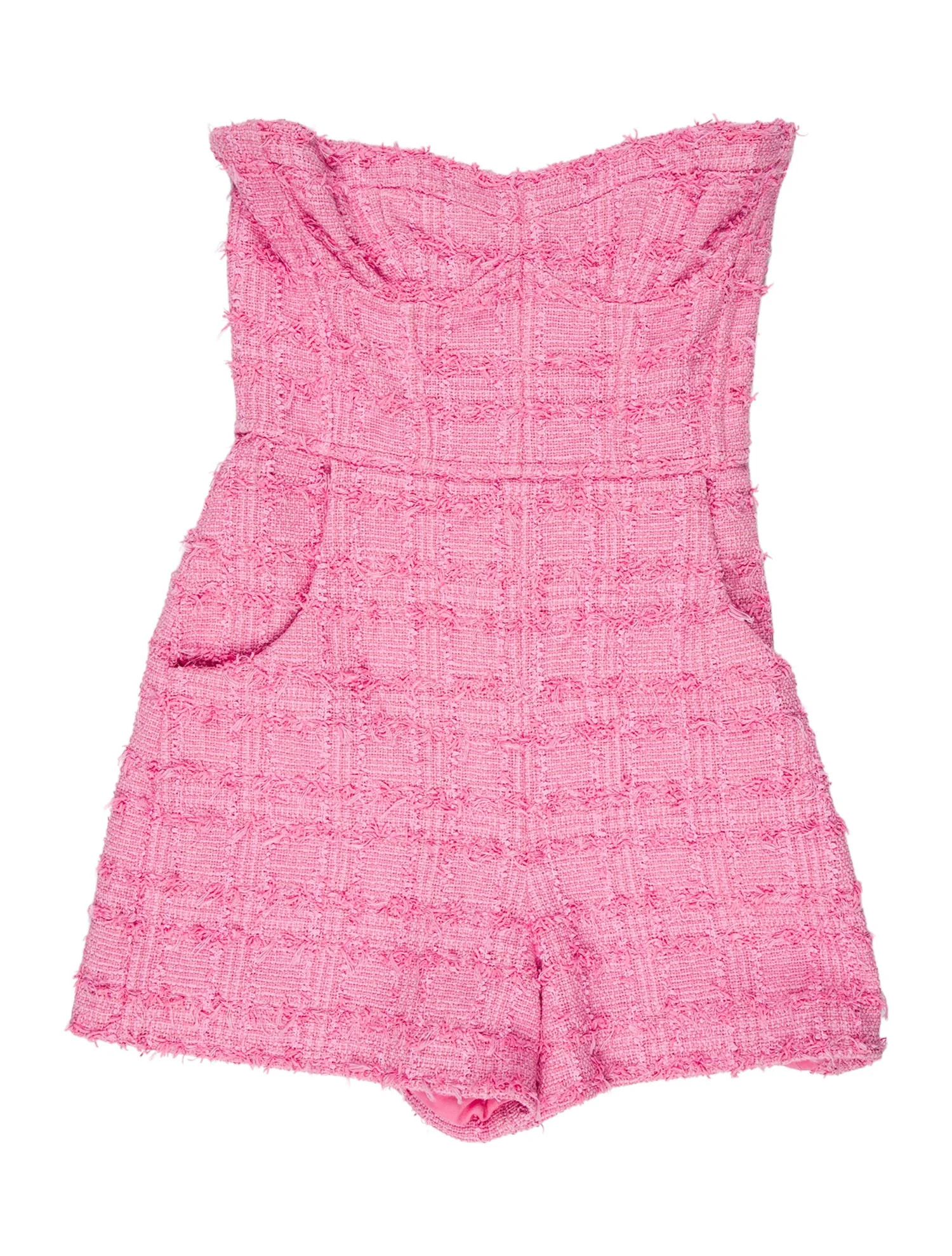 Chanel 2023 Strapless Jumpsuit - 12.75" Rise, Pink Jumpsuits and Rompers, Clothing - CHA1361071 |... | The RealReal