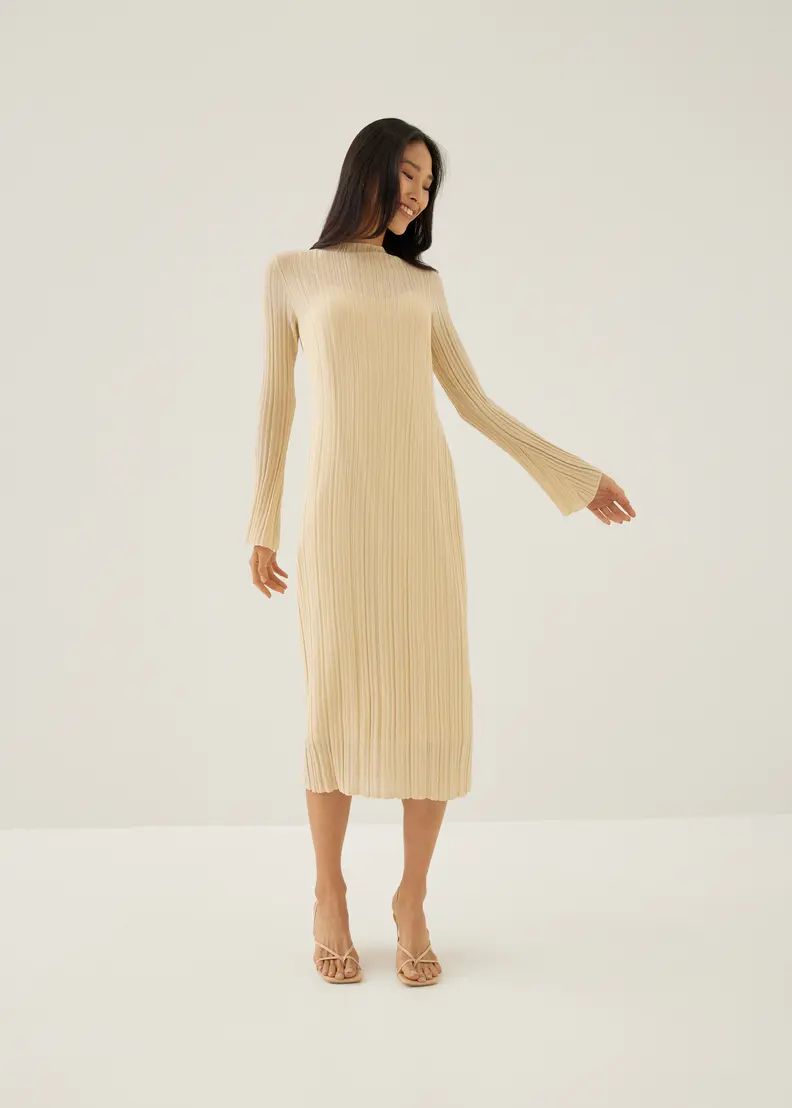 Omie Knit Column Midi Dress | Love, Bonito USA