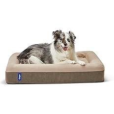 Casper Dog Bed, Plush Memory Foam, Small, Sand | Amazon (US)
