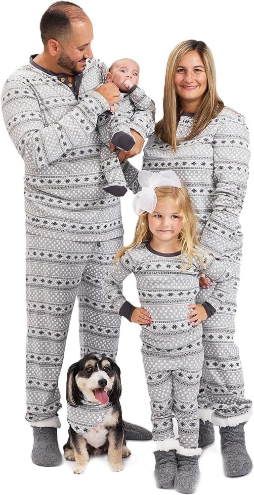 HonestBaby Family Matching Holiday Pajamas 100% Organic Cotton for Men, Women, Kids, Toddlers, Ba... | Amazon (US)