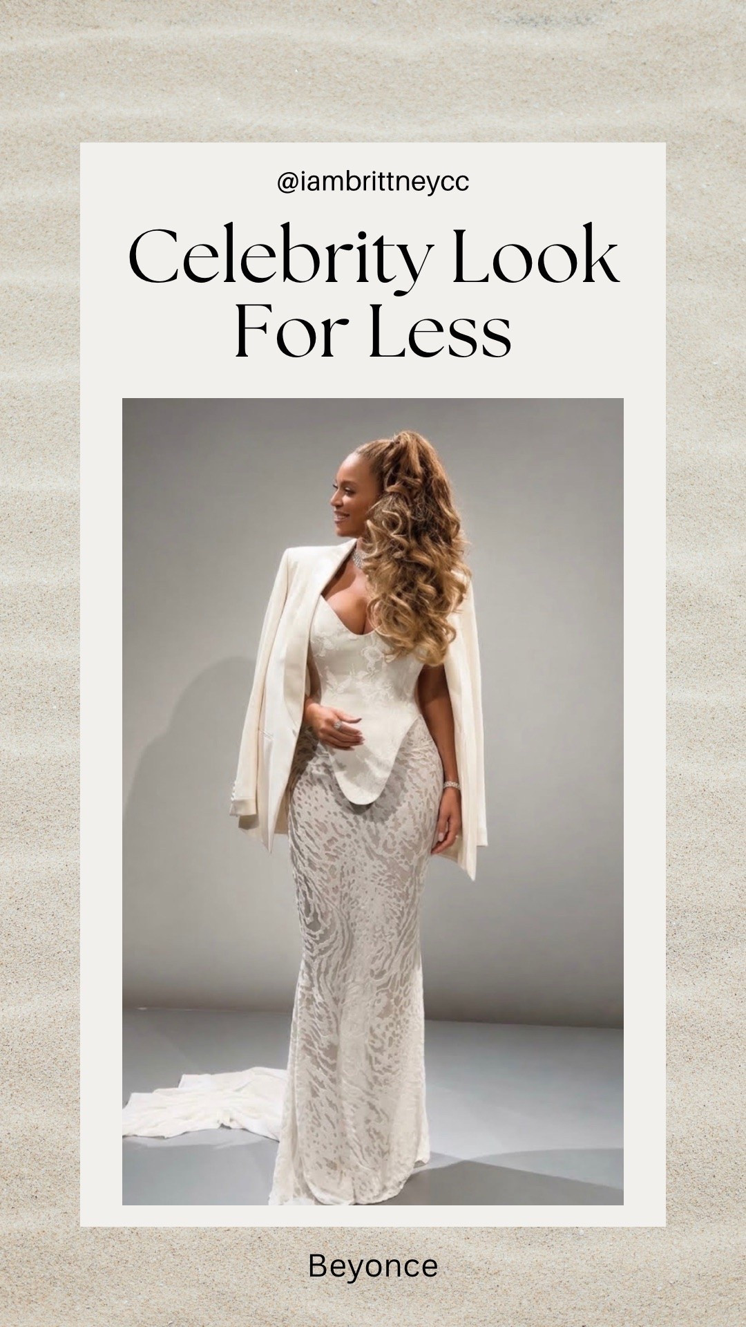 Celebrity look for less: Beyoncé