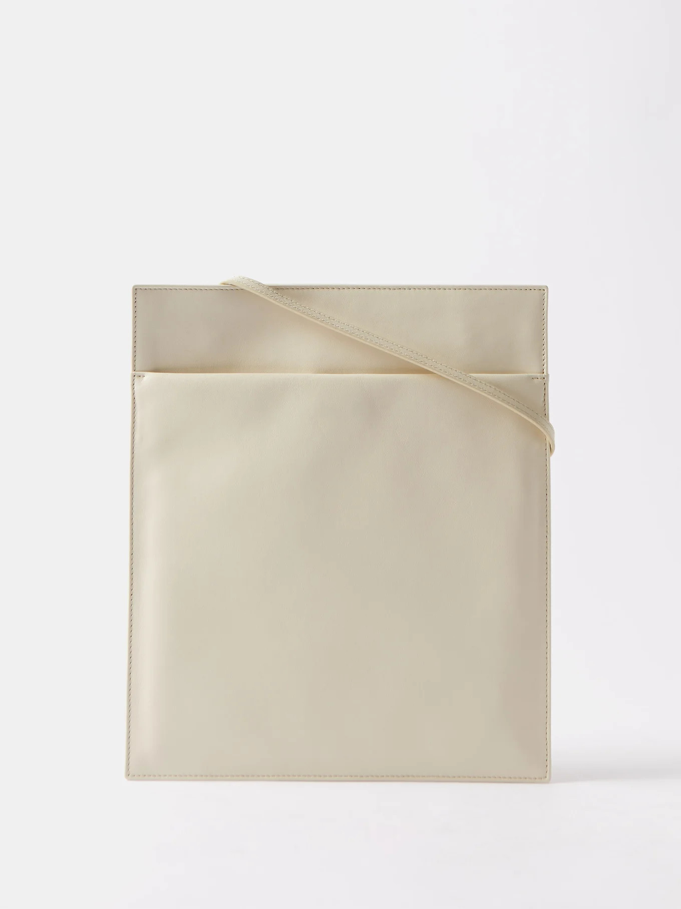 Leather cross-body bag | Matches (APAC)