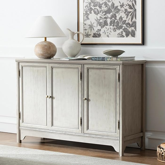 Chogori Solid Wood Buffet Cabinet Sideboard with Hand-Rubbed Finish, Gold-Toned Hardware & Adjust... | Amazon (US)