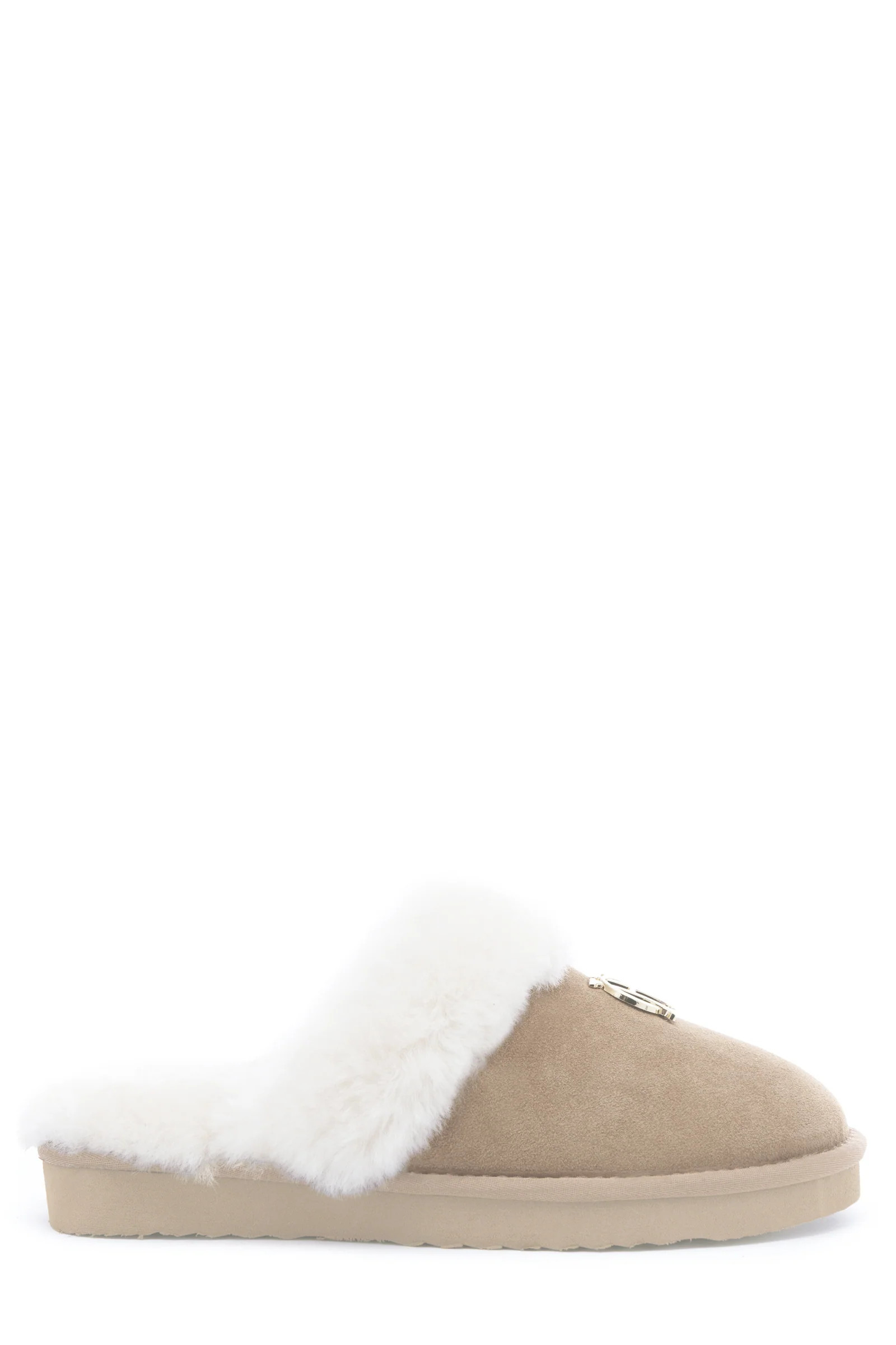 HC Shearling Slipper (Oyster) | Holland Cooper