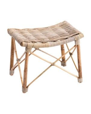 Rattan Foot Stool | TJ Maxx