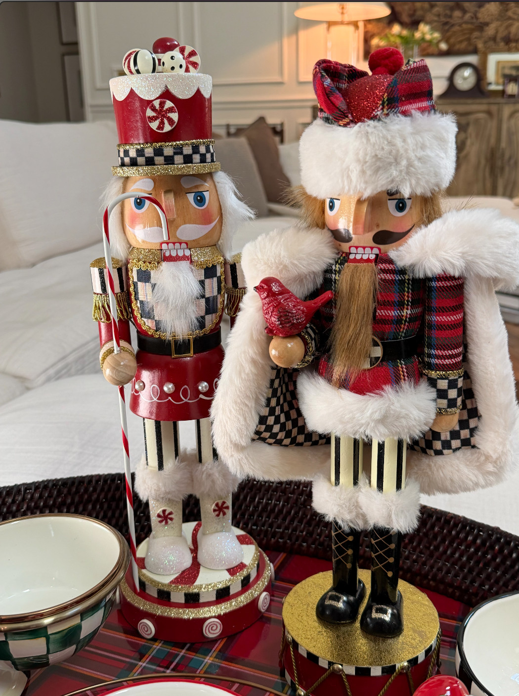 These nutcrackers !!! code: CORTNEY20 for 20% off !! 

MacKenzie Childs l holiday l Christmas decor 

 