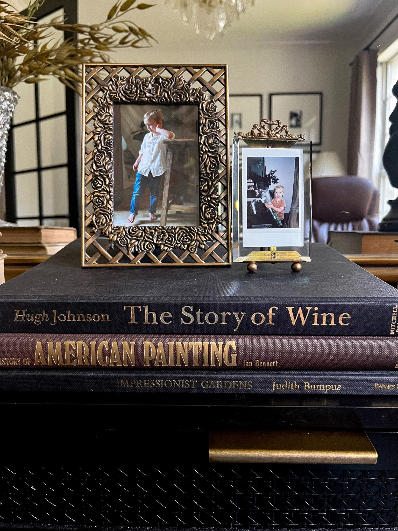 Office details
Console table styling
Coffee ta me books
Antique and vintage picture frames 

#LTKhome #LTKstyletip #LTKfindsunder50