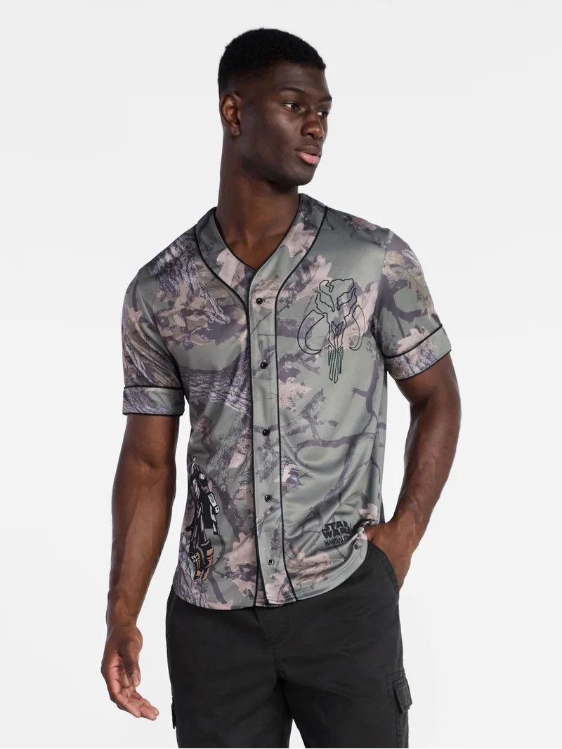The Mandalorian Men's and Big Men's Baseball Jersey, Sizes XS-3XL | Walmart (US)