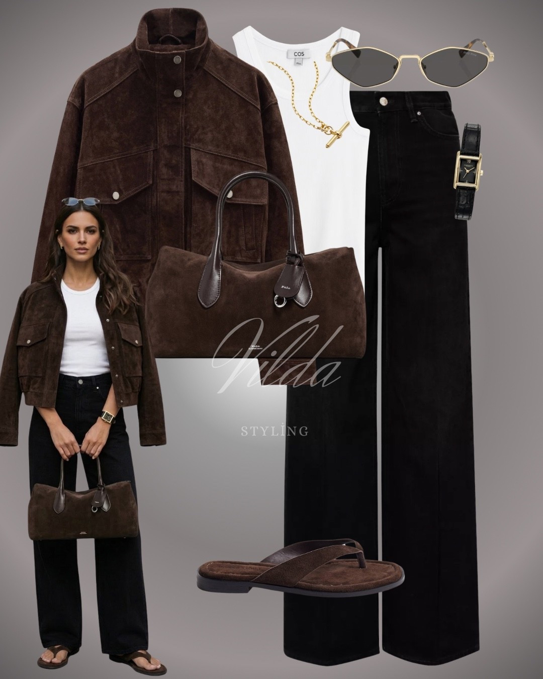 Chocolate Suede & Monochrome
There is something so elevated about mixing deep brown textures with crisp black and white. It feels timeless, grounded, and incredibly chic. #ChocolateBrown #SuedeJacket #MonochromeLook #BrownAndBlack 

#LTKstyletip #LTKspring #LTKuk