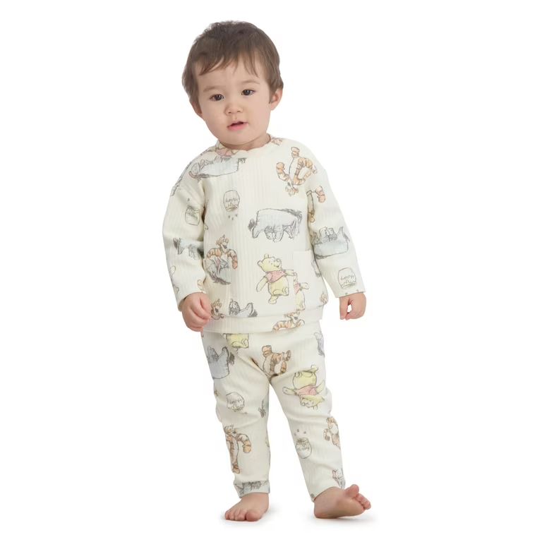 Winnie the Pooh Baby Boy 2 Piece Pant Set, Sizes 0/3 Months-24 Months | Walmart (US)