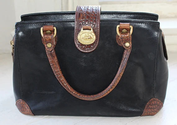 Brahmin - Rustic Tuscan Small Satchel, 1980s/1990s | Etsy (CAD)