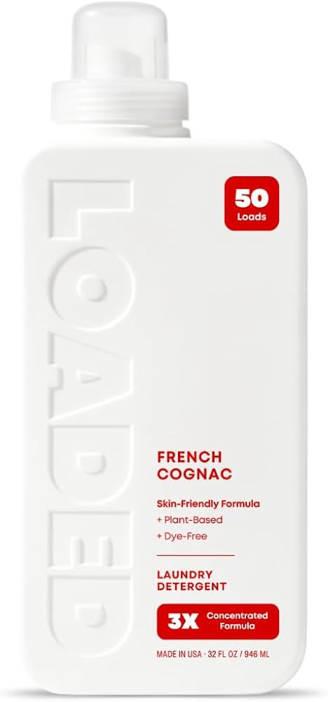 Loaded Laundry Detergent, Luxury Cologne Scented | 50 Loads | Leather & Oak | Skin-Friendly & Pla... | Amazon (US)