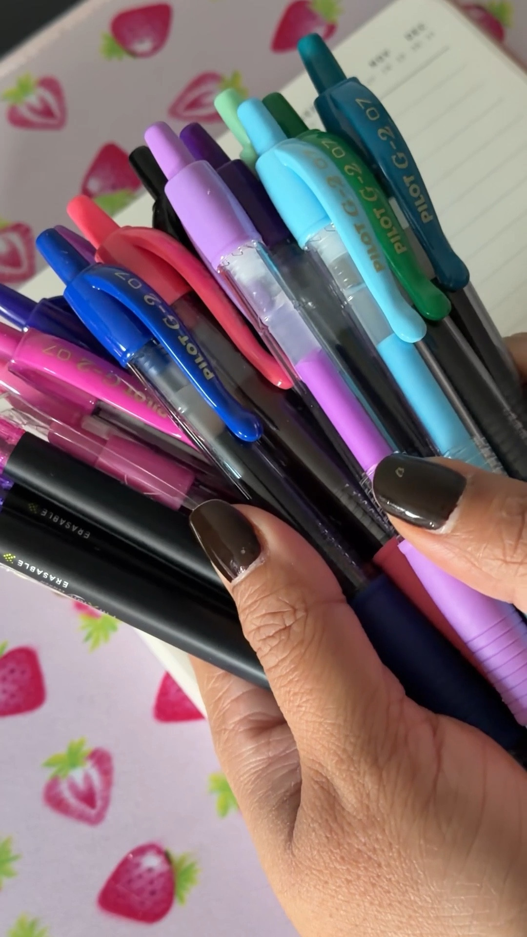 Added a new set of pens to my collection, perfect timing for journaling and planning for the new year. This set comes with 20 pens, 16 0.7mm pens in a variety of beautiful colors and four 0.5mm pens erasable pens. A fun gift set for the creative people in your life. Gifts for her, school supplies, office desk supplies

#LTKCyberWeek #LTKGiftGuide #LTKHome