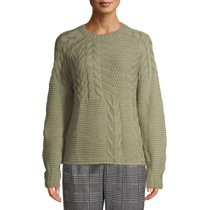 Women's Mixed Stitch Sweater | Walmart (US)
