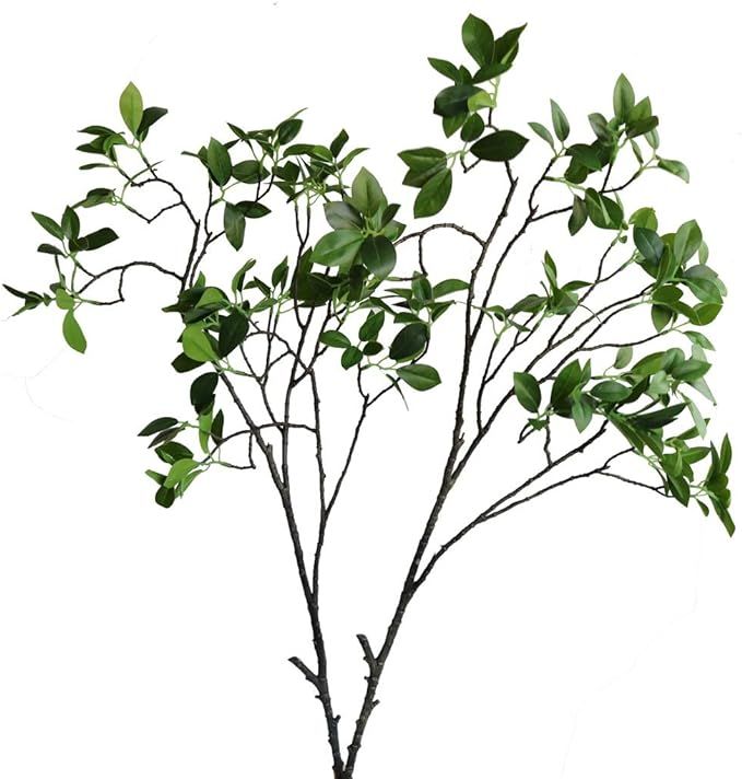 Amazon.com: Htmeing 2 Pcs Artificial Eucalyptus Leaves Spray Faux Eucalyptus Branches Plants Fake... | Amazon (US)