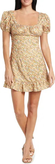 Lush Puff Sleeve Mini Dress | Nordstromrack | Nordstrom Rack