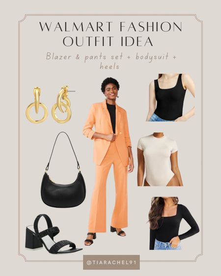 Walmart Spring outfit idea. Would be so cute for work or worn separately. Also comes in black!

#LTKworkwear #LTKstyletip #LTKSeasonal