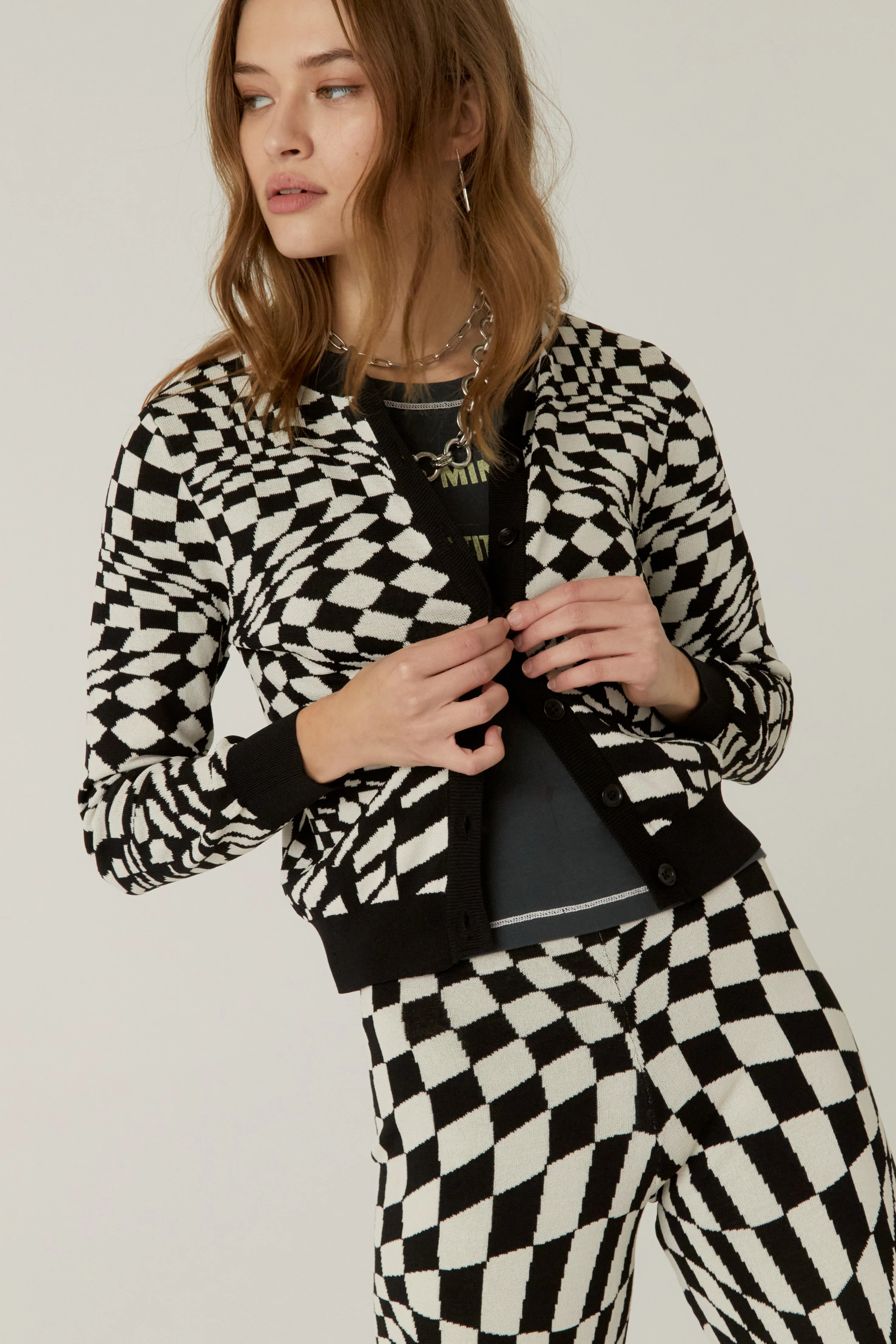 Eclipse Wave Fitted Cardigan | Daydreamer