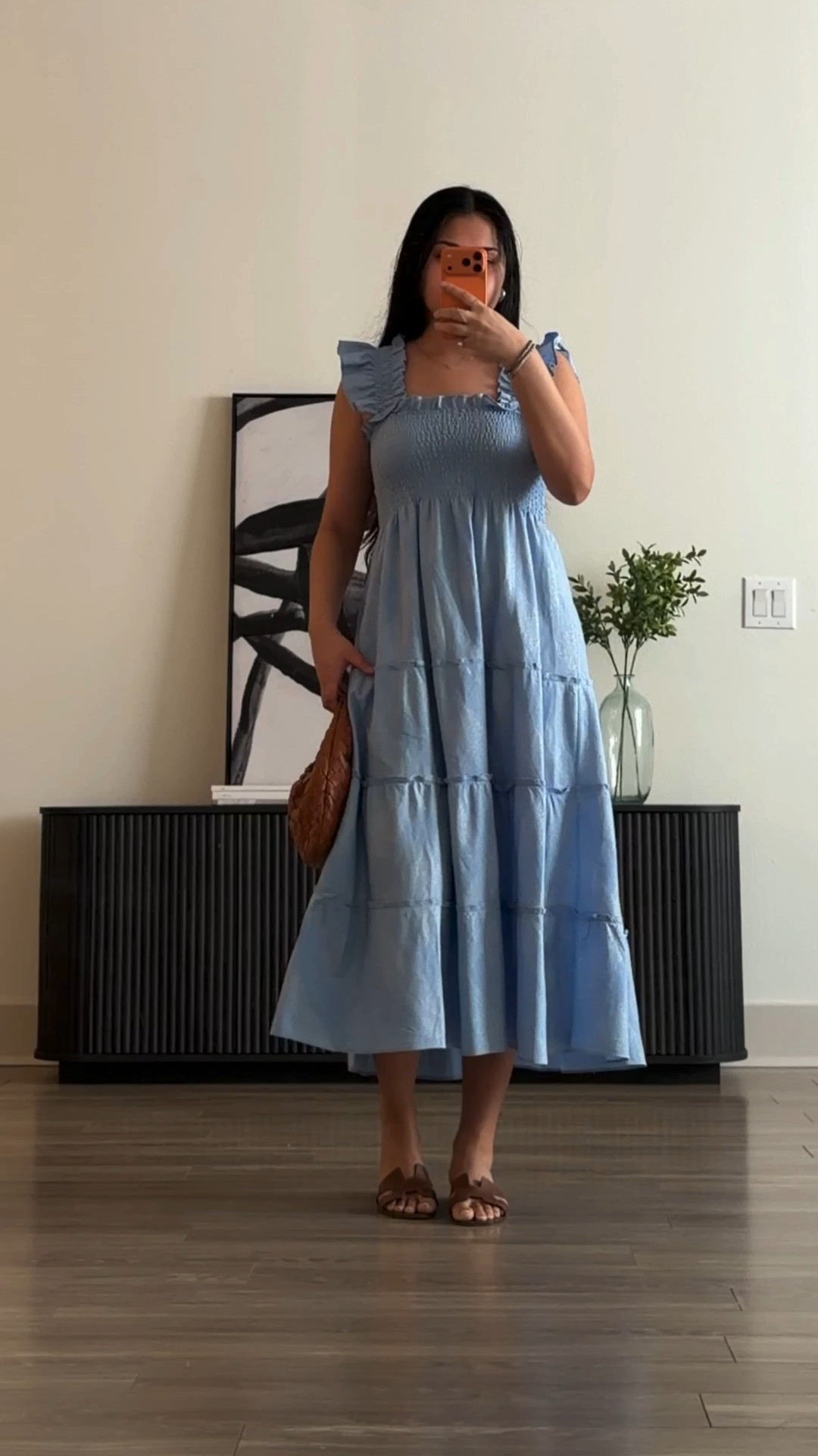 Outfit of the day spring inspo. Perfect dress to through on when you don’t feel like dressing up . 

Hill house smocked dress size small 


Wedding guest dress, spring dress, summer dress, mom dress, comfy dress, cute dresss

#LTKmomlife #LTKootd
