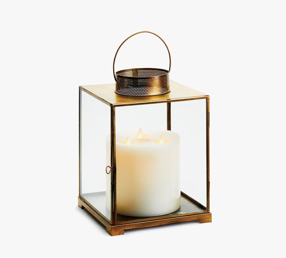 Annaleigh Antique Brass Lantern | Pottery Barn (US)