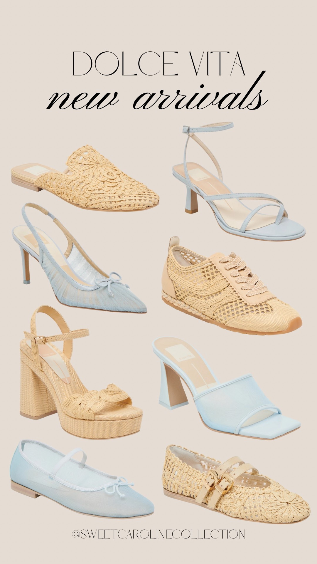 Dolce Vita New arrivals 🤍

Blue heels, bridal shoes, bridal shower heels, sneakers, woven shoes, natural shoes, raffia shoes, summer shoes, spring shoes, Flats, crochet flats, slingbacks, DSW, dolce vita, Shopbop, madewell, j.crew factory, Steve Madden, ballet flat, Anthropologie, revolve, Raye, Marc fisher, Nordstrom, tj maxx, Dillards, Antonio melani, woven flats, saks off fifth, Sam Edelman, Macys, on 34th, BCBG, Heels, workwear, office shoes, work shoes, mules, loafers, Macys, Steve Madden, DSW, Chinese laundry, spring, summer, style, slingbacks, Marc fisher, kitten heels, pumps, Nordstrom, Dillards, Sam Edelman, Gianni Bini, Franco Sarto, slingbacks, dolce vita, Jeffrey Campbell, purple shoe, blue heels, pink shoes, summer, spring, DSW, Macys, vacation, date night, wedding guest, sandals, flip flops, slides, high heels, shoes, summer shoes, vacation shoes, poolside shoes, office shoes, Scutz, Steve Madden, Marc Fisher, Vince Camuto, Karl Lagerfeld, BCBG, Calvin Klein, Cole Hana, Ted Baker, Veronica Beard, Vince, date night shoes, travel shoes, ootd, fashion, style, sale alert, under 100, under 50, wedding guest shoes, pink shoes, blue shoes, green shoes, orange shoes, purple shoes, Nordstrom, anniversary sale, outfit inspo, shoe inspo, style tip, sweet Caroline collection 

#LTKfindsunder100 #LTKworkwear #LTKshoecrush

#LTKWedding #LTKShoeCrush #LTKFindsUnder100