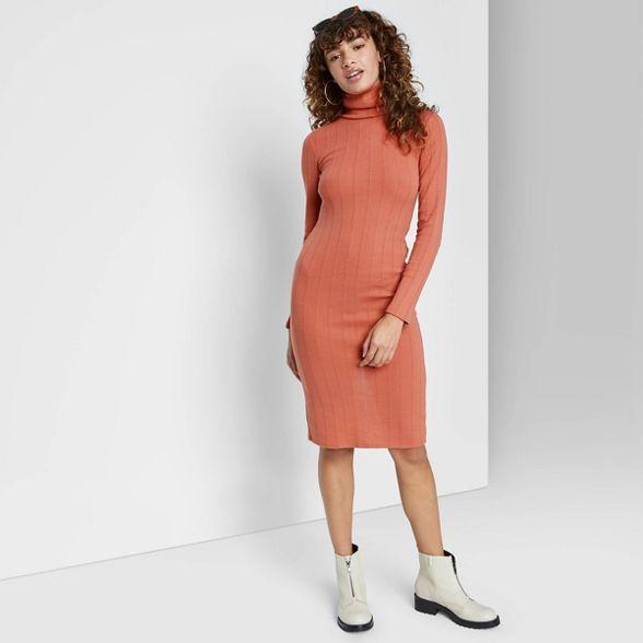 Women's Long Sleeve Knit Dress - Wild Fable™ | Target