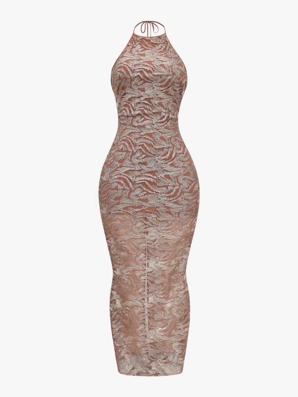 Giada sequin-embroidered woven maxi dress | Selfridges