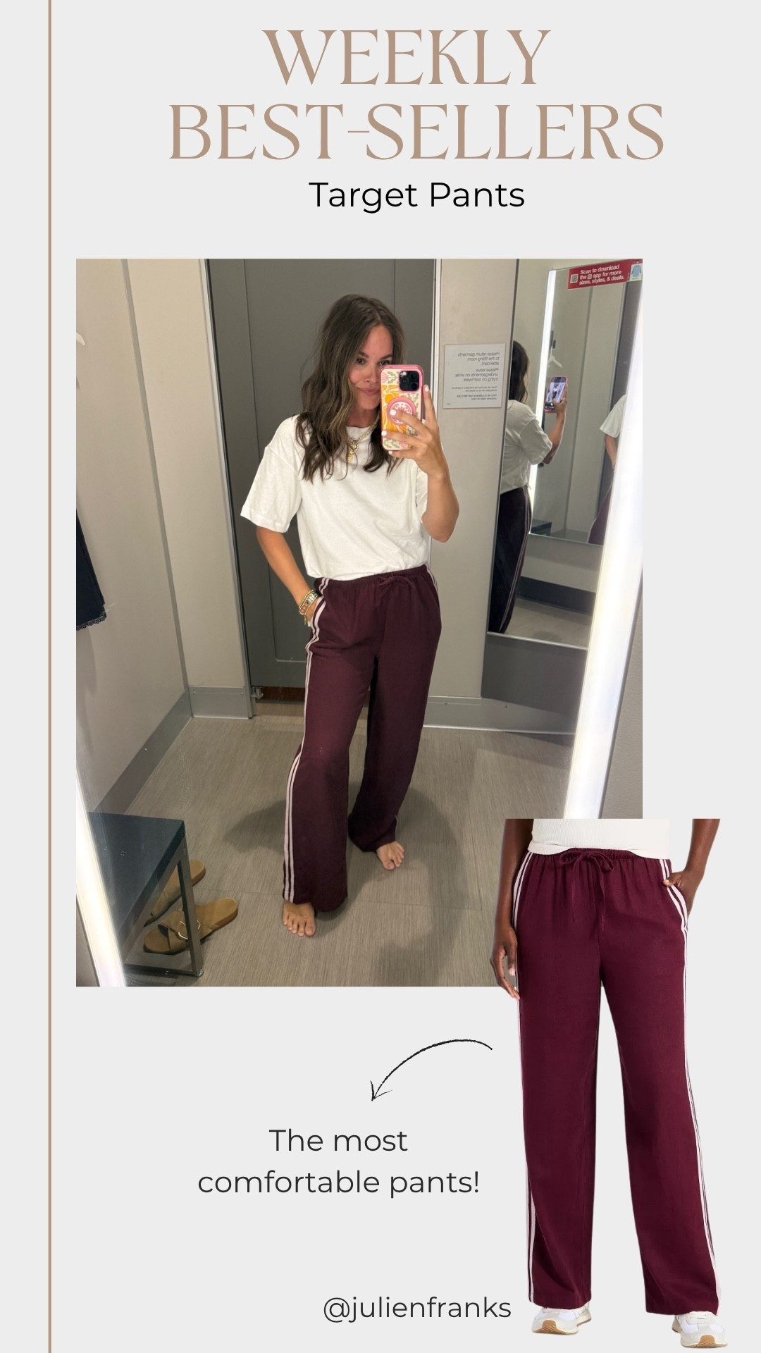 These Target pants are sooo comfortable!! I’m obsessed with this burgundy color for fall 🍂 definitely going to have these on repeat

#LTKSeasonal #LTKdayinmylife #LTKootd