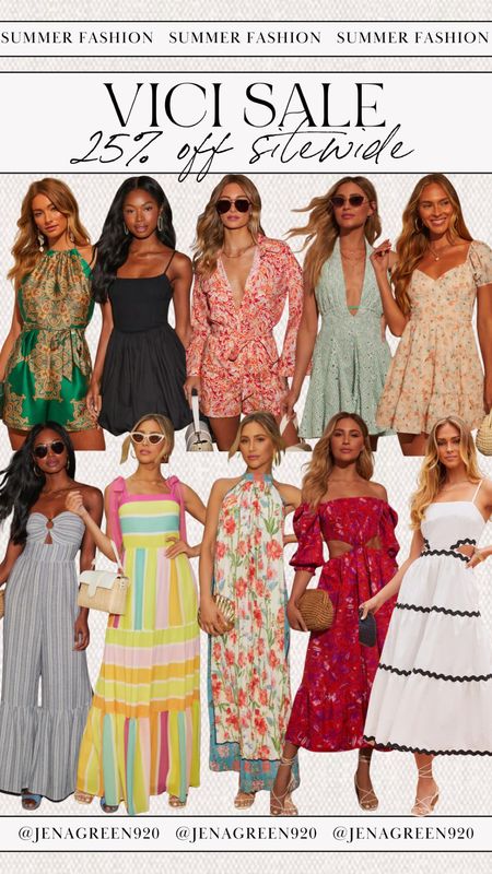 Vici Sale | Summer Dress | Vacation Outfit | Maxi Dress | Mini Dress | Printed Jumpsuit | Summer Romper

#LTKStyleTip #LTKFindsUnder100 #LTKSaleAlert