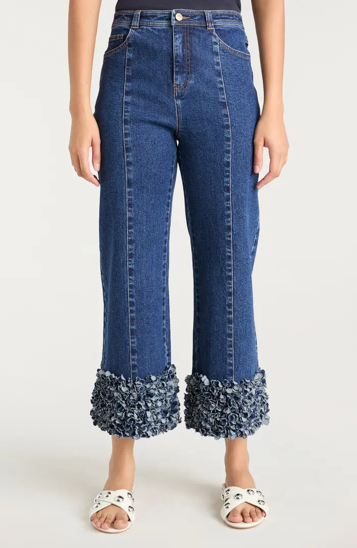 Petal Ethel Seamed Ankle Jeans | Nordstrom