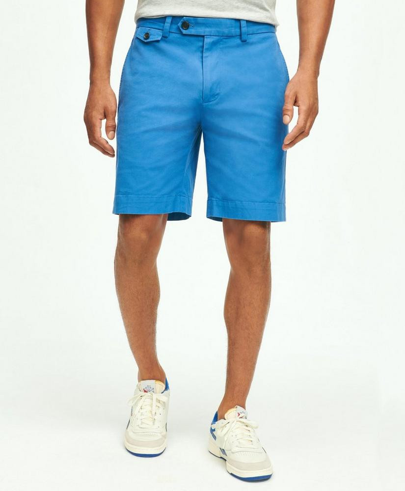 9" Stretch Supima® Cotton Poplin Shorts | Brooks Brothers