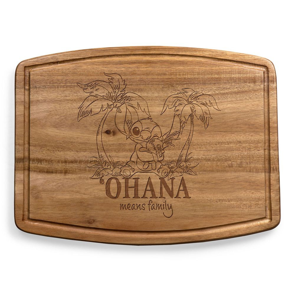Lilo & Stitch Ovale Acacia Wood Cutting and Charcuterie Board by Picnic Time Official shopDisney | Disney Store