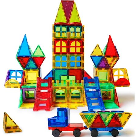 120 PCS Magnetic Blocks Magnetic Tiles Building Blocks for Kids Toys丨Magnet Toys Set 3D Building Blo | Walmart (US)