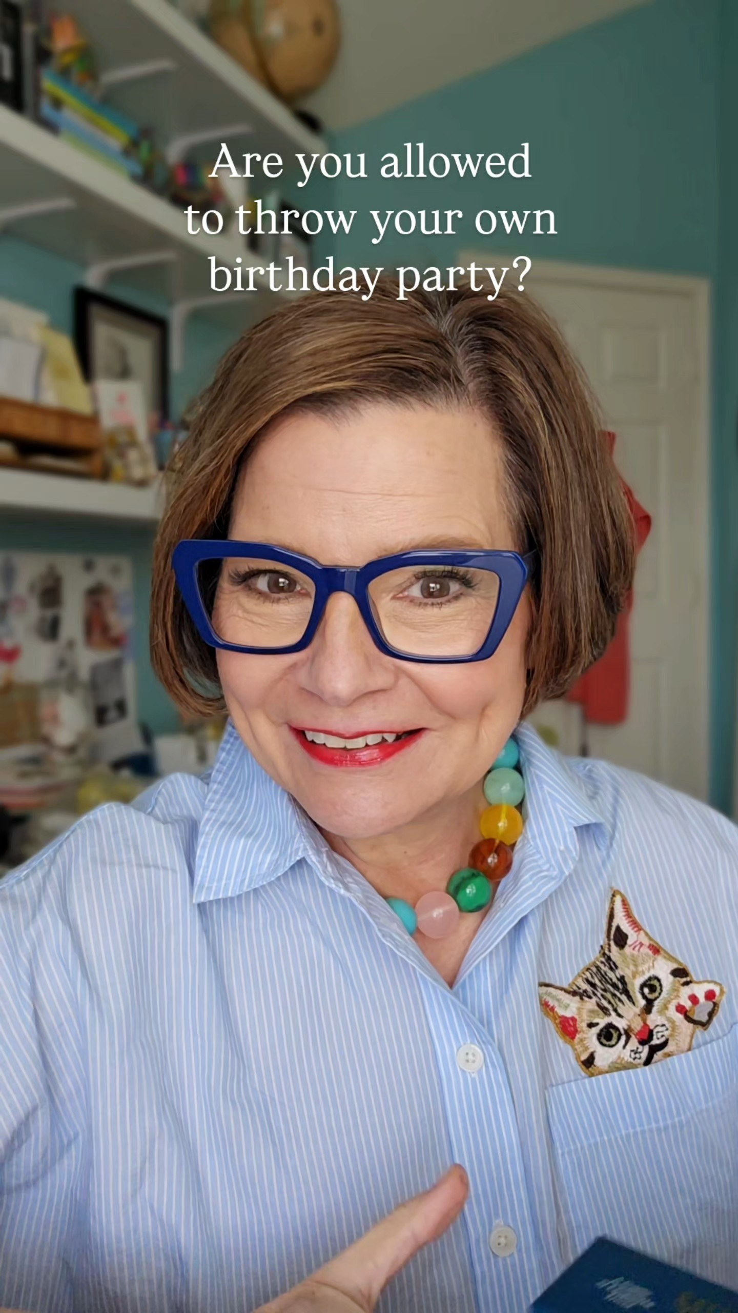 Mind your Manners Monday! And what to wear....such a cute shirt from Anthropology for all the cat lovers! And I love the chunky bead necklace!

#LTKdayinmylife #LTKPetite #LTKSeasonal